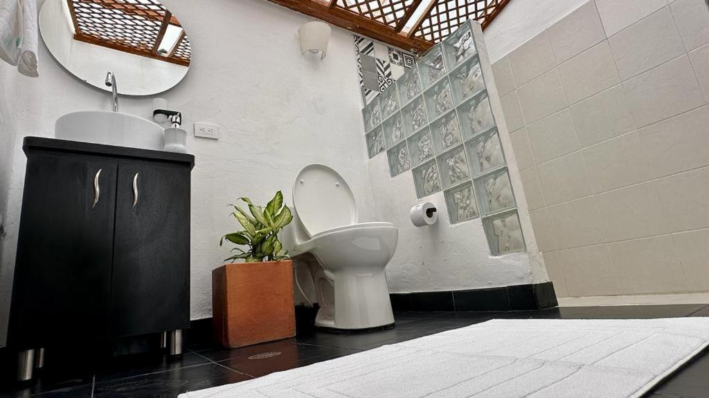 Casa Clasica Con Chimenea! Villa de Leyva Luaran gambar